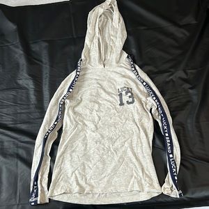 Lucky Brand boys long sleeve tee with hood